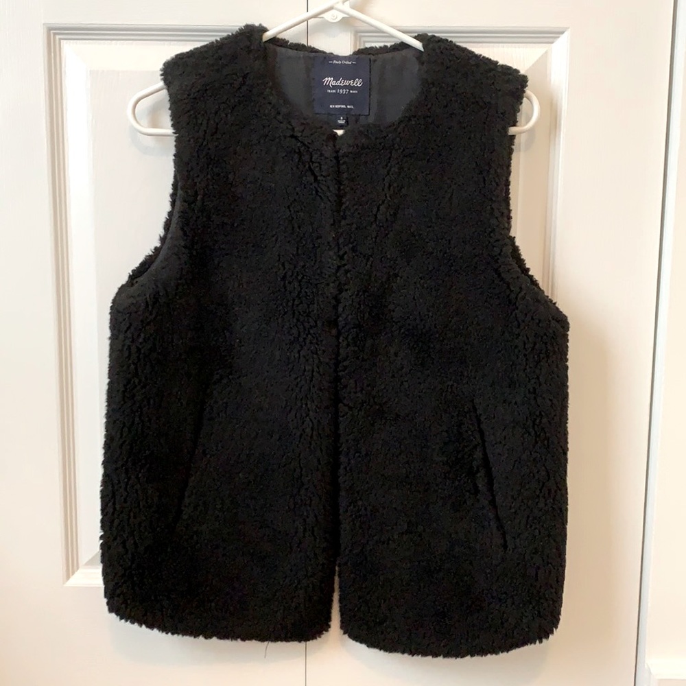 Madewell black vest